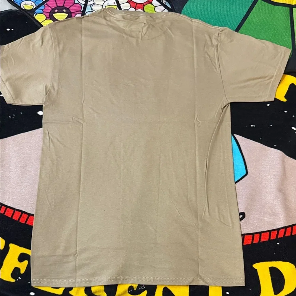 Fashion Nova Kids Beige T-Shirt with Colorful Graphic